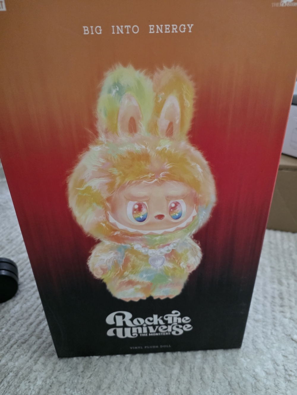 POP MART - THE MONSTERS - Big Into Energy - ROCK THE UNIVERSE VINYL PLUSH DOLL